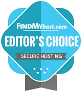 KVChosting has been awarded by FindMyHost Editor's Choice Award for Secure Hosting for December 2020