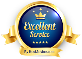 KVChosting has been awarded Excellent Service by HostAdvice